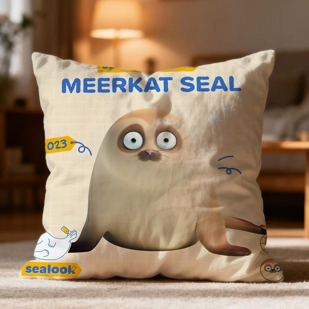 Popular S-SSEALOOK Cushion Cover Soft Washable Pillow Case Multi-Scene for Couch Bed Travel Office Use