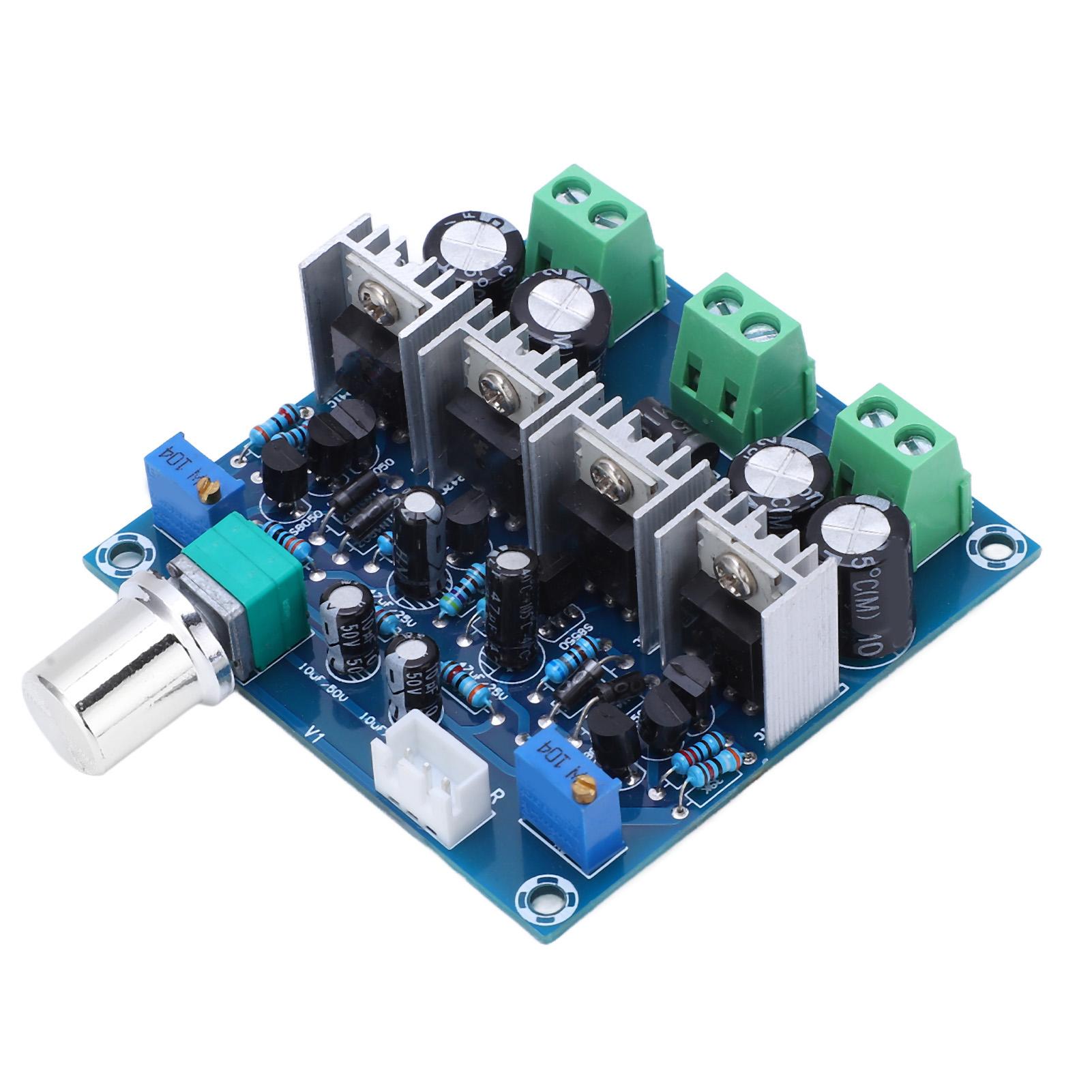 

Class A Analog Circuit Power Amplifier Board 2 Channel Audio Amplifier Circuit Module DC24V 2A