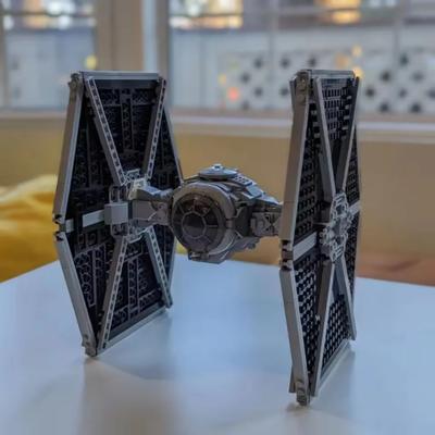 New MOC Spaceship Fighter Model Home Decor Building Blocks Children's Boy Holiday Gift