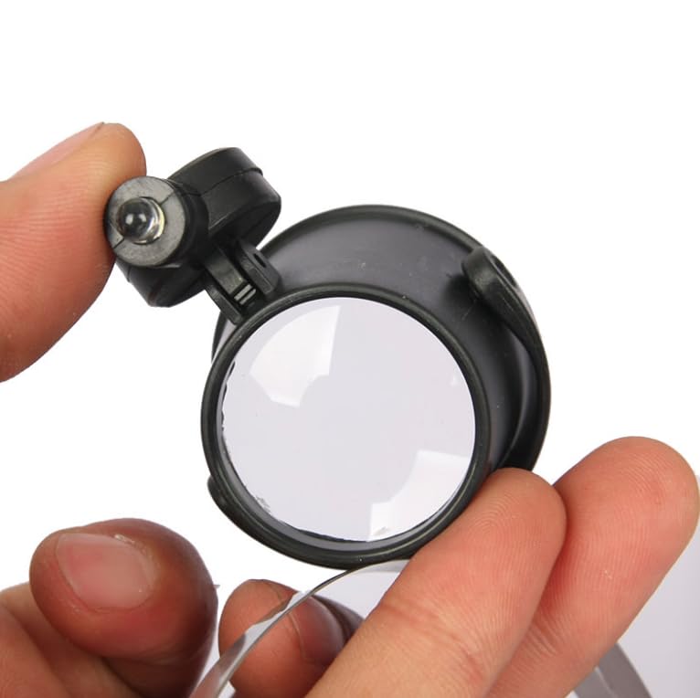15x Magnifying Glass with LED Ideal for Watch Jewelry Machine Reading Precision Headband Magnifier Light, Repair, Appraisal, Repair, Close-Up Work,