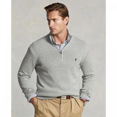 Men S Cotton Quarter Zip Sweater mnpoSwe16821069020