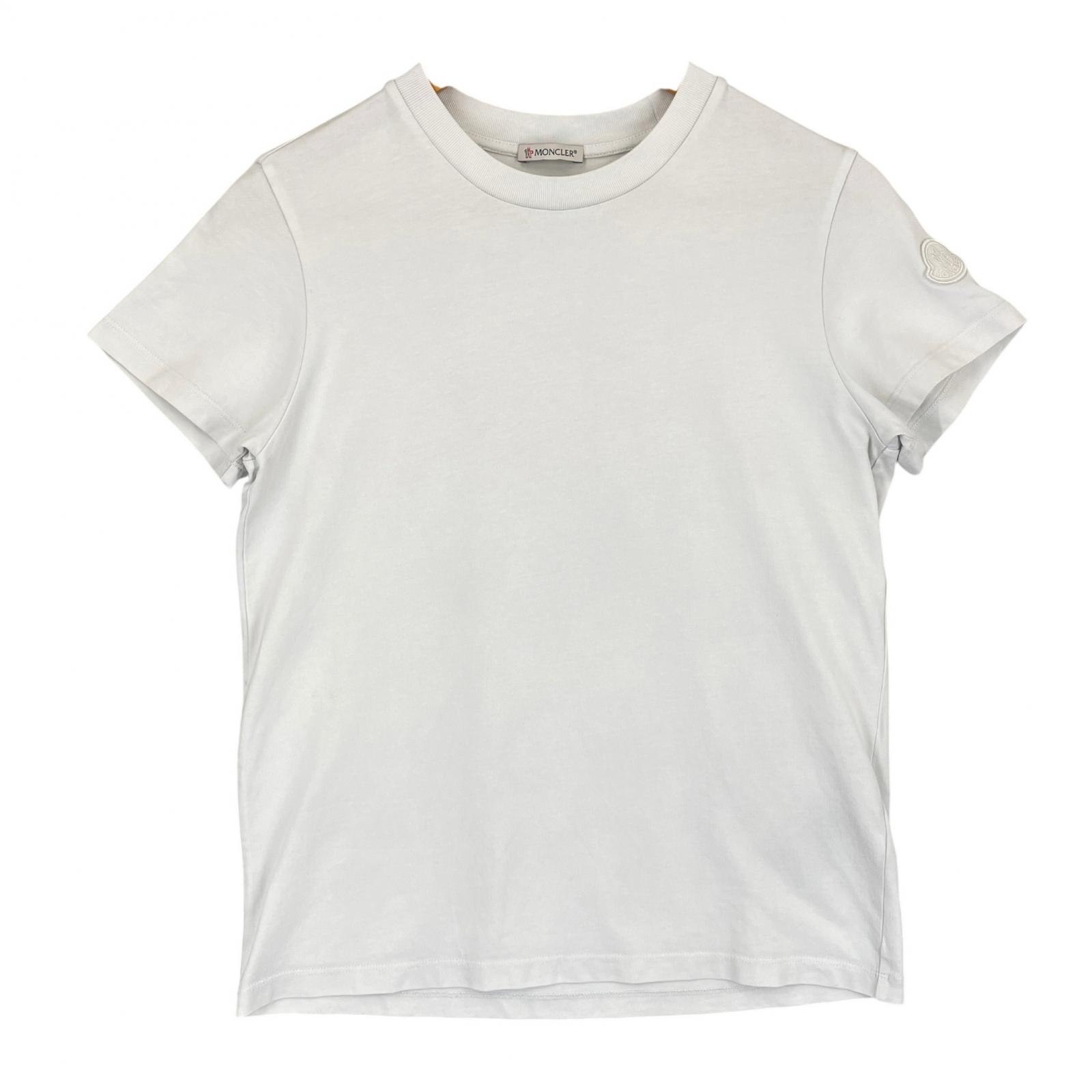 MONCLER S MENS Short Sleeve T-shirt White Model H20938C00005 829HP S белый