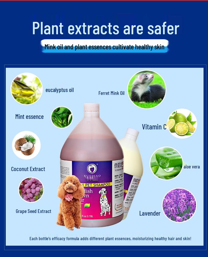 Ferret Long-lasting Fragrance Pet Shampoo for Cats and Dogs