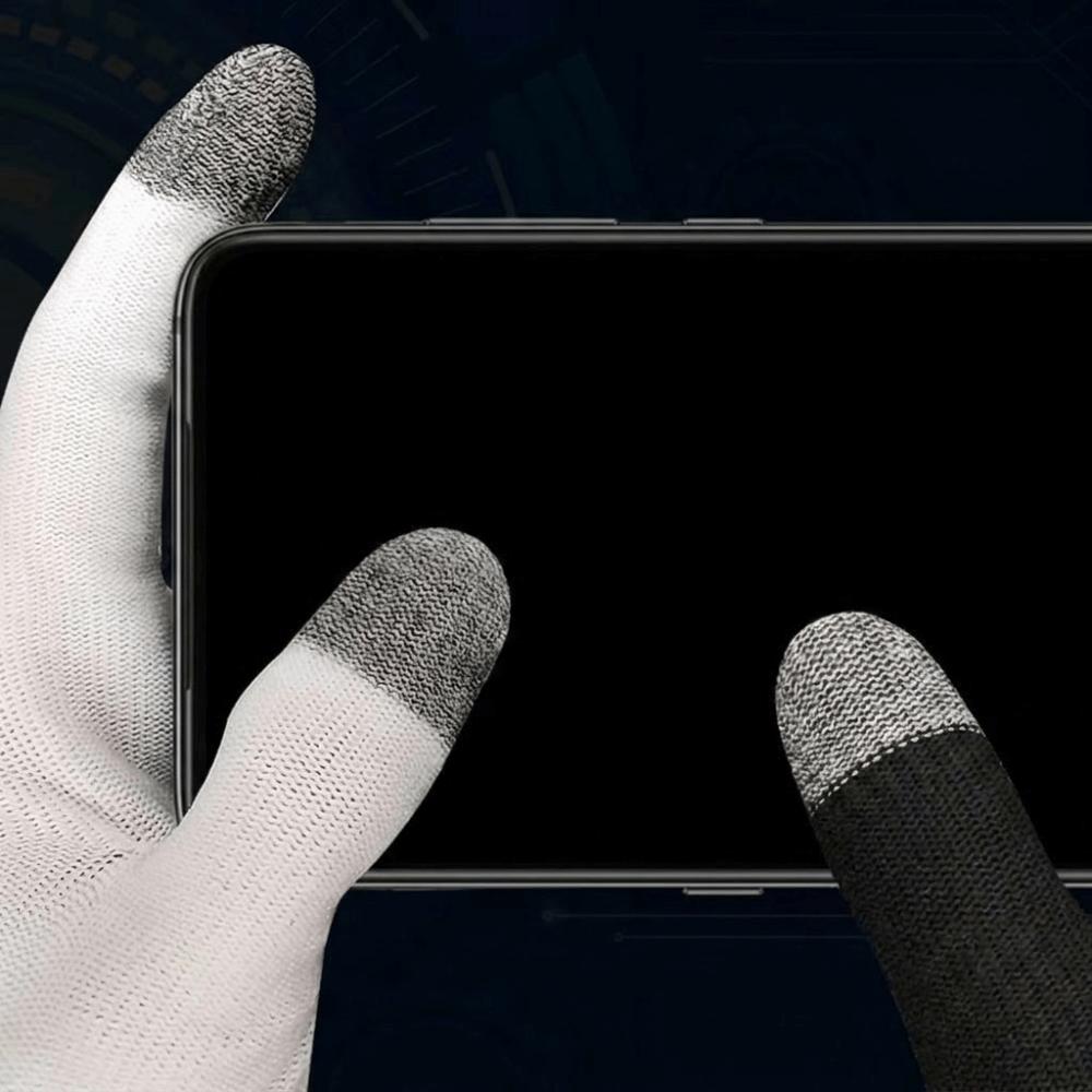 Hand Cover Gaming Finger Cover Breathable Solid Color Gamer Fingertips Sleeve Sweatproof Touch Screen Finger Cots Cover