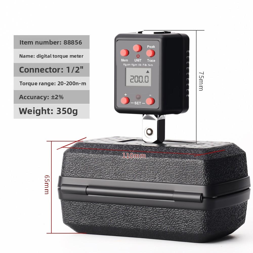 Electronic Digital Torque Wrench 0.3-600 NM Torque Meter External, High-precision Torque Meter For