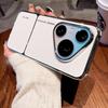 For Huawei Pura 80 Pro Pura80 Pro+ Case For MagSafe Magnetic PU Vegan Leather Splicing Electroplated PC Lightweight Hard Cover