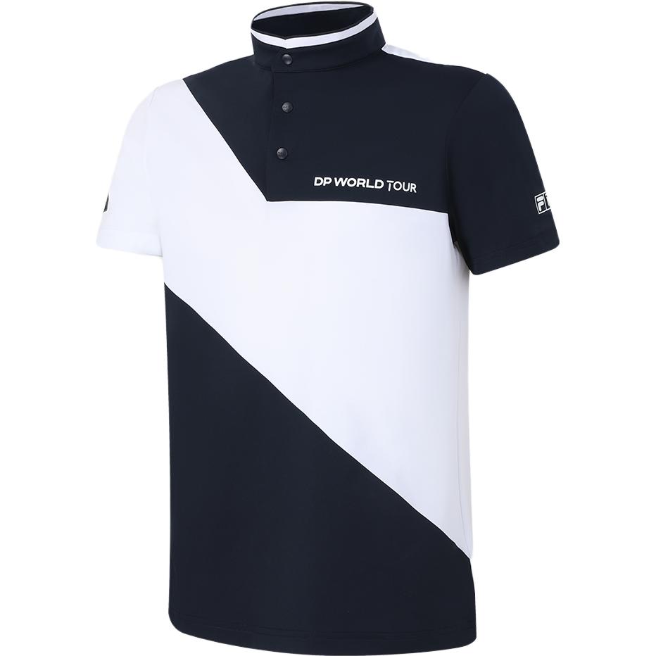 New FILA Polo Shirt Men's Tide Blue A11M335126F-DB