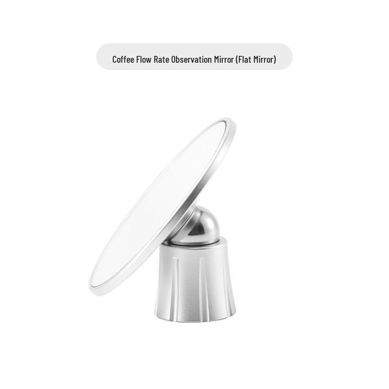 Multidirectional Reflective Sight Glass for Italian Coffee Machines - Bottomless Portafilter with Flow Rate Observation