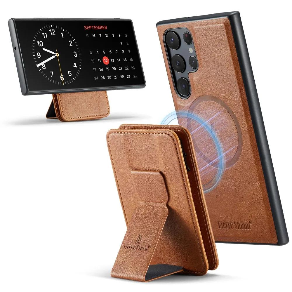2 In 1 Detachable RFID Blocking Card Slot Wallet Case For Samsung Galaxy S24 Ultra S23 FE S22 Plus+ Shockproof PU Leather Cover