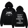 Rapper Destroy Lonely Hoodies I Dont Trust Forgive or Forget Text Letters Graphic Printing Autumn Winter Fleece Sweatshirts