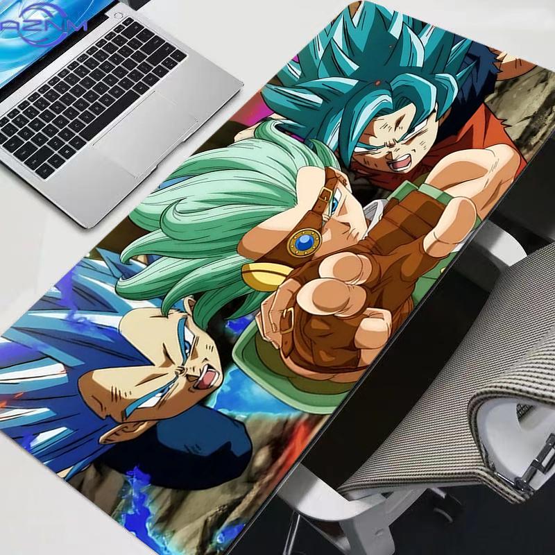 Anime Pad Mouse Hd Dragon Ball Print Anime Computer Gamer Locking Edge Mousepad Xxl Keyboard Pc Mice Mats Pad For Csgo