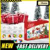 Christmas Countdown Calendar 24 Pcs Metal & Plastic and Wooden Puzzle Fun Challenge Christmas Advent Calendar for Adults Kids