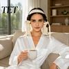 Soft Curling Band No Heat Hair with Comb, Adjustable Drawstring Curler Styling Tool Headband, Women Overnight for Long Thick Silk