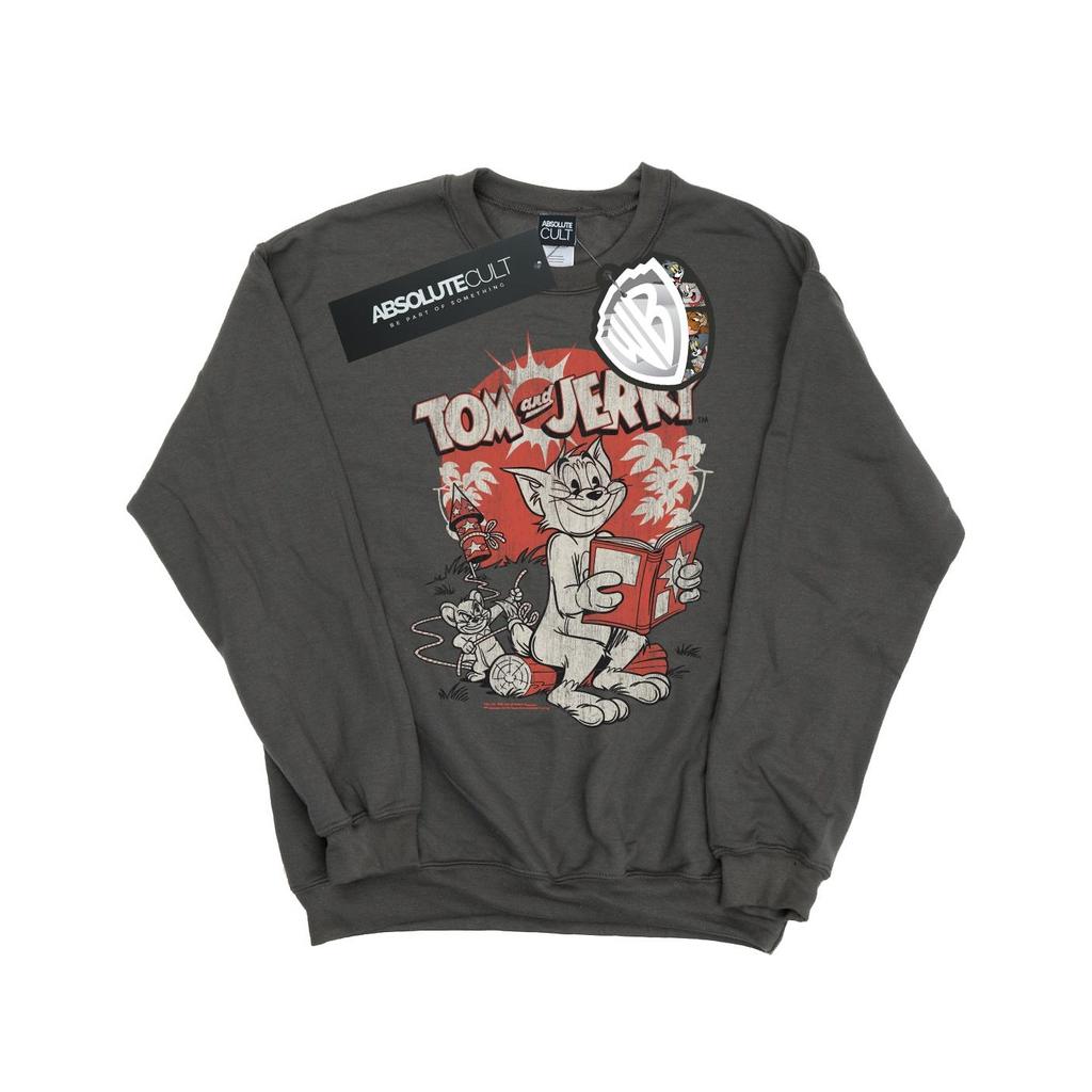 Tom And Jerry Womens/Ladies Rocket Prank Sweatshirt
