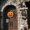 Halloween Skull Doorbell Decoration Spooky Skeleton Door Bell with Light