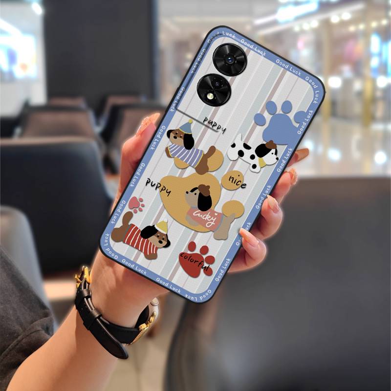 Anti-knock Full wrap Phone Case For TCL 505/T509K/T5094 Graffiti TPU Phone Pouch Waterproof Silicone Protective Cartoon