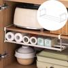Estantería Colgante Extensible Ahorra Espacio Estante Extensible Zapatero Metálico Almacenamiento para Baño