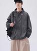 Men's Lightweight Ice Silk Sun Protection Hooded Jacket for Summer Cycling & Fishing - Loose, Breathable Outdoor Wear