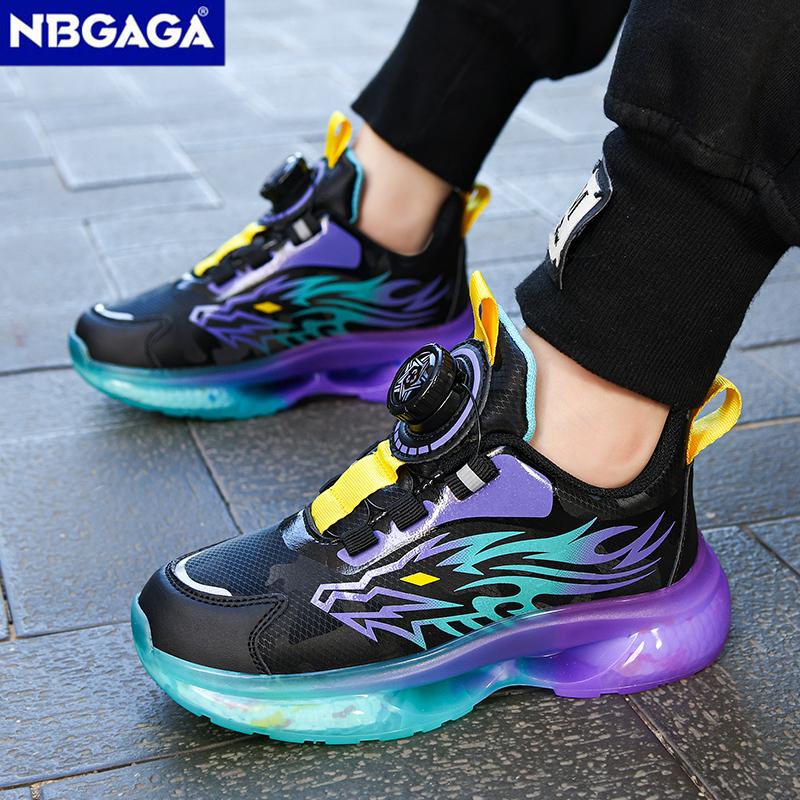 Ελαφριά Χειμερινά Παιδικά Αθλητικά Παπούτσια Περιστρεφόμενη Αγκράφα Παιδικά Αθλητικά Παπούτσια Casual Δερμάτινα Παπούτσια Τρεξίματος Εξωτερικού Χώρου Παιδικά Παπούτσια Τένις Αντιολισθητικά