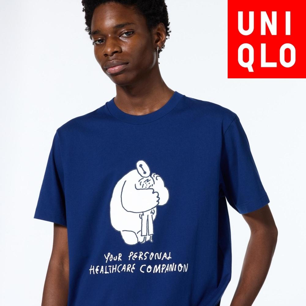 

Uniqlo MFA x Yu Nagaba UT графическая футболка с коротким рукавом C 68 BLUE/Men S