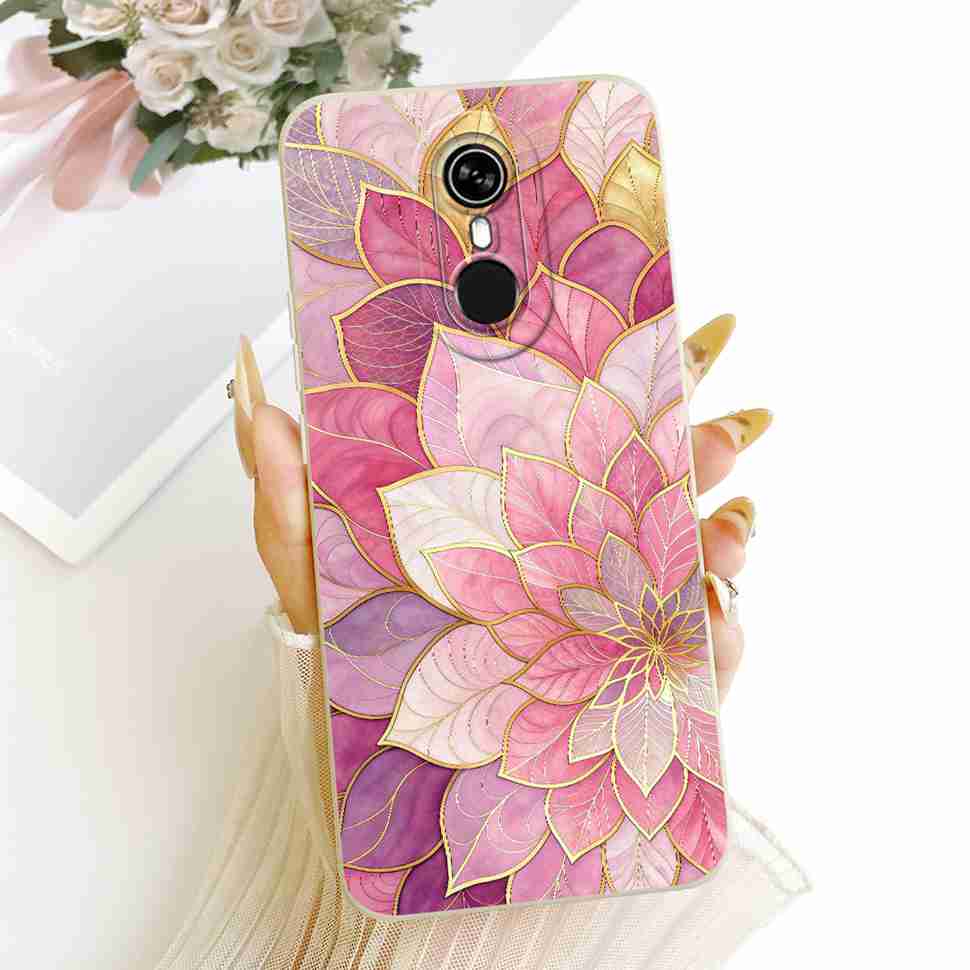 Luxury For Itel A33 5.0" Case Fashion Painted Flowers Silicone Back Cover Coque For ITEL A 33 a33 Full Protection Phone Shell