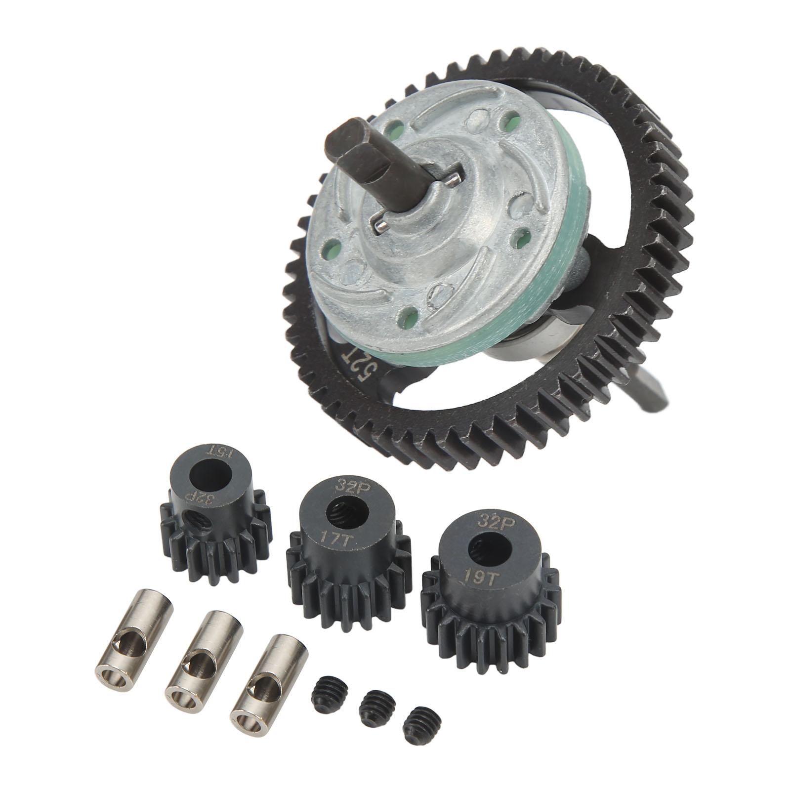 

RC 52T Differential Gear Assembly RC 15T 17T 19T Pinions Gear Set for Traxxas Slash 1 10 RC Car