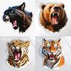 Ferocious Bear &Leopard & Tiger & Wolf Car Sticker Vinyl Decal Waterproof Rear Window Motorcycle Camper Bumper Decoration Y149