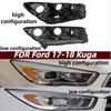 Ford Kuga 17-19 Rear Seat Headlight Base Black Plastic Shell Lamp Housing