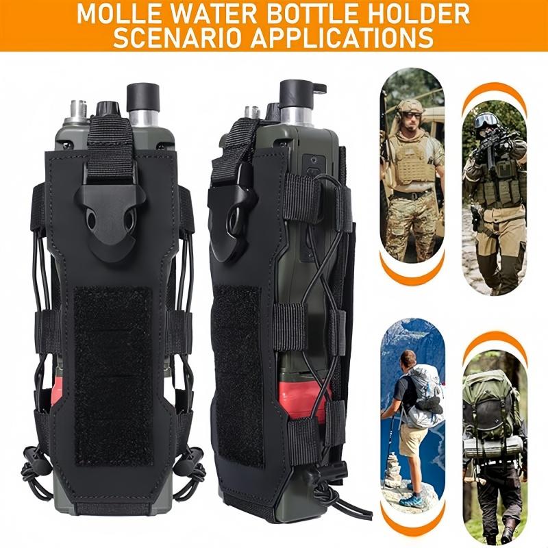 Tactical Molle Multi-Function Intercom Bag Camping Hiking Water Bottle Bag Hunting Backpack Bottles Holder Camping Equipment