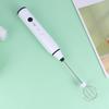 1pc 2-In-1 Handheld Rechargeable Mixer Usb Egg Whisk Milk Foamer 3 Speed Levels Pink For Coffee Baking Kitchen Tool Barware