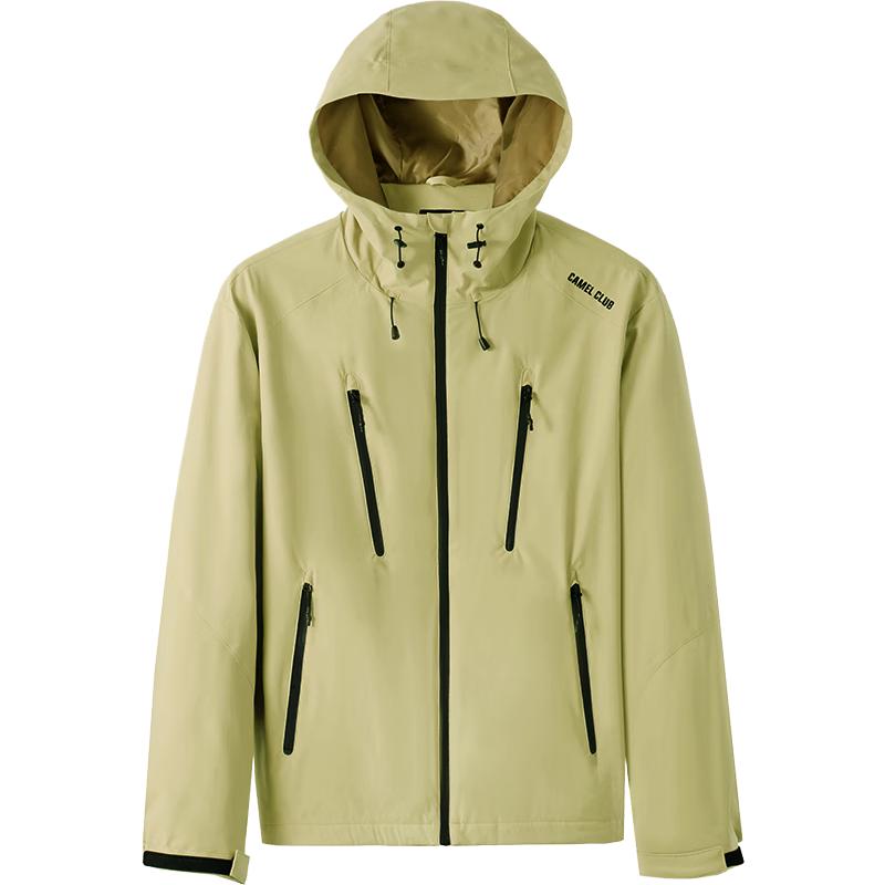 Camel Men's All-Terrain Water-Resistant Fleece-Lined Jacket