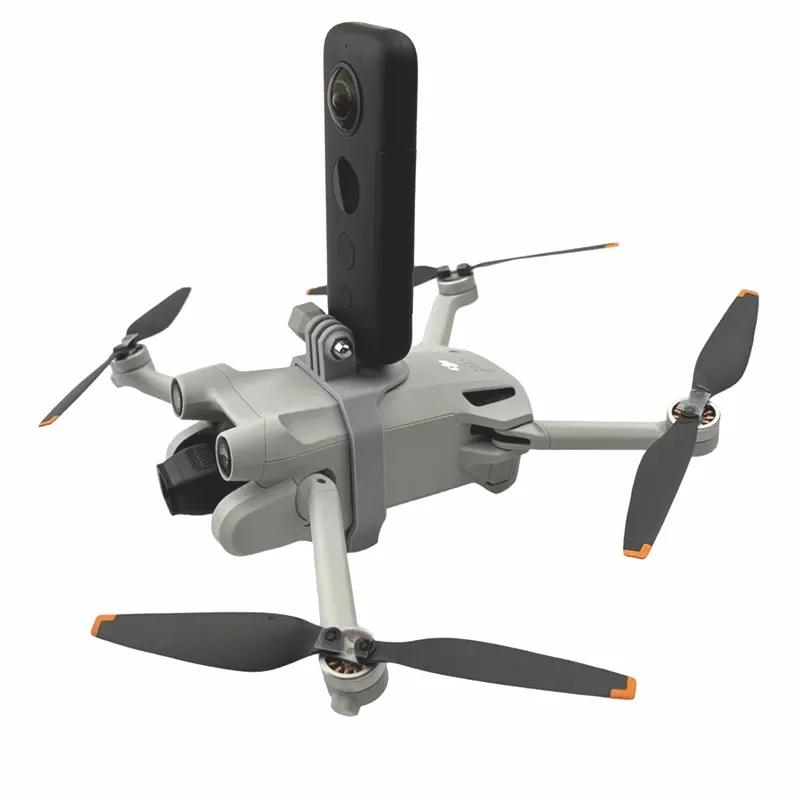 Sports Camera Drone Mounts for Gopro/DJI Action /Insta360 Fixed Base Bracket for DJI Mini 3 /mini 3pro Drone Accessories
