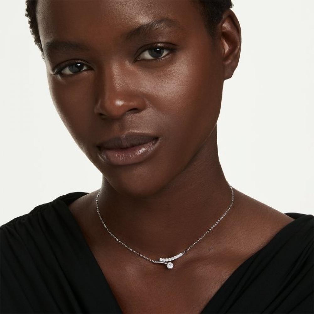 Swarovski Rhodium Necklace 5753568