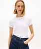 Tamijinseu Slim Essential Rib Short Sleeve T-Shirt (T32G1Tto09Twt1Ybr)