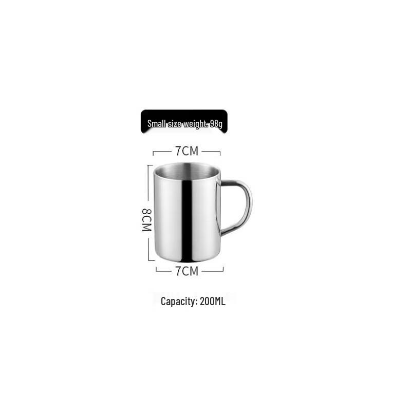 304 Stainless Steel Mug with Handle