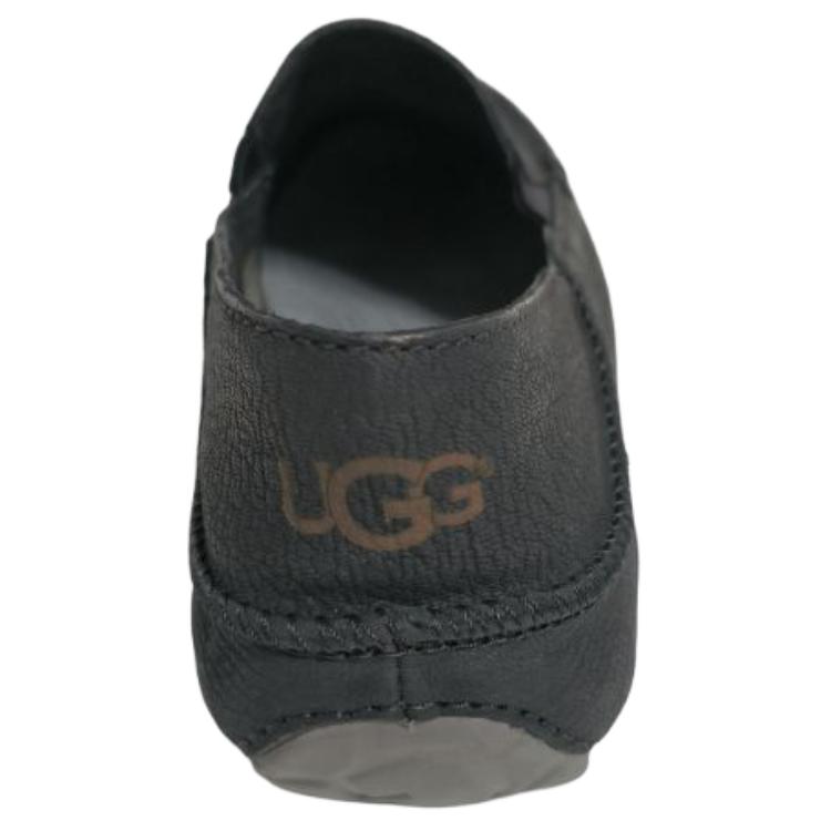 UGG Mocasines Versátiles Slip-On de Piel de Oveja Upshaw Zapatos de Hombre Negro 1015607-BLK