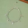 Simple Beaded Coiled Kitten Eating Fish Bracelet Cold Wind Temperament Niche Exquisite Versatile Bracelet