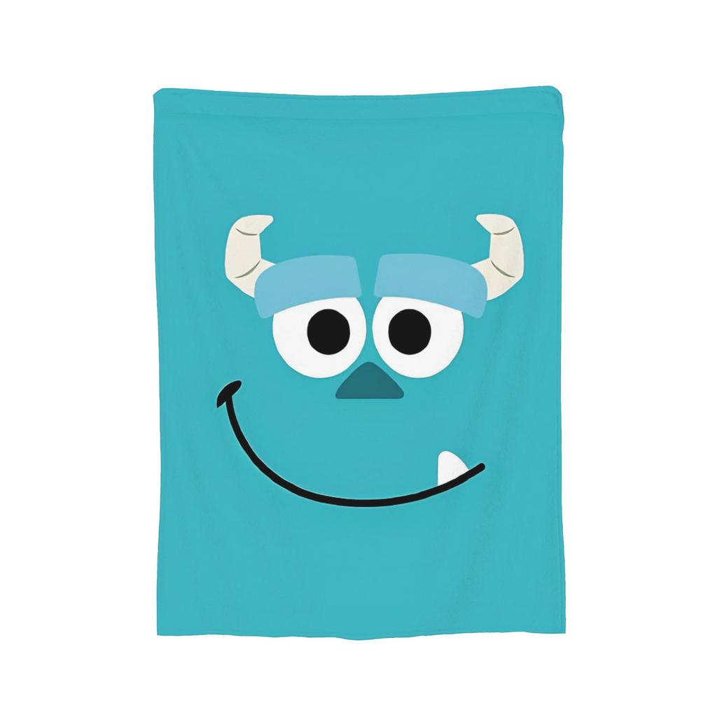 Mike Wazowski Monsters University Flannel Throw Blankets Monsters Inc Blankets for Sofa Bedroom Warm Bedroom Quilt,