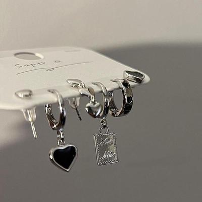 Cool Girl Trendy Love Earrings: 6-Piece Cold Style Set for Women (2025 Edition)