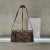2024 Women's Genuine Leather Leopard Print Underarm & Crossbody Bag - Fashionable Versatile Handbag
