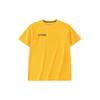 Anta Basketball Series Letter Print Sports Knit Short Sleeve T-Shirt Men Tops Bright-Yellow 152331114-5