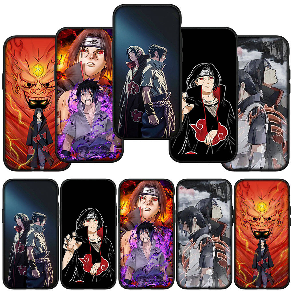 Case for Samsung Galaxy S25 S23 S24 Ultra FE Plus S9 A05 A06 A15 A16 A36 A37 A35 A54 A55 A56 A57 A25 A26 A53 Narutos Poster Itachi Uchiha Sasuke Cover