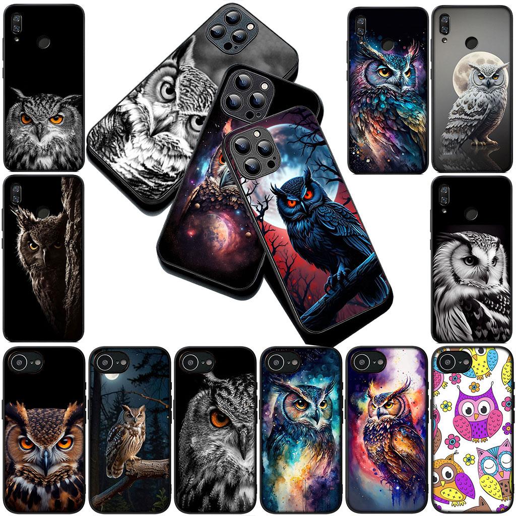 Wallpaper Owl Bird Silicone Phone Cover for Motorola Moto G86 G57 E14 E15 G14 G34 G35 G84 G24 A54 G15 Power E22 Soft Case