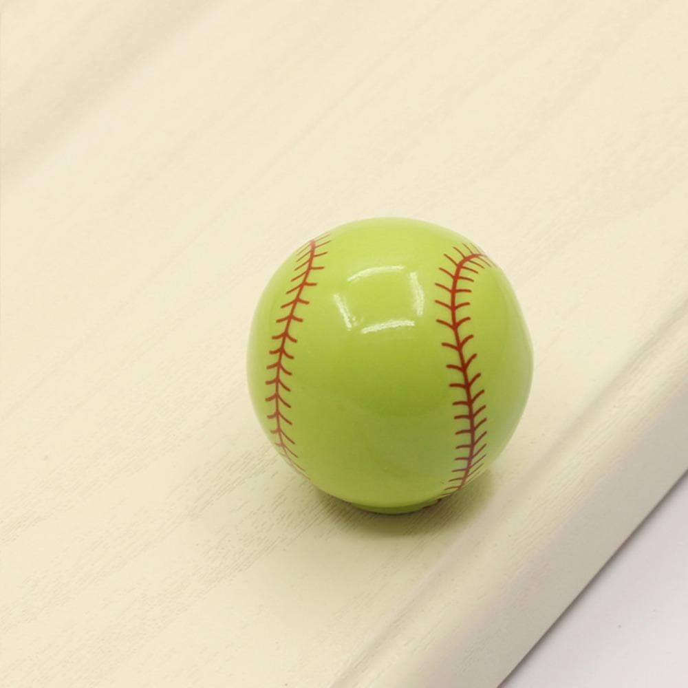 Cute Style Child Cabinet Knobs Football Shape Basketball Shape Cabinet Door Handle Novelty Single-hole Drawer Knobs Kids Room