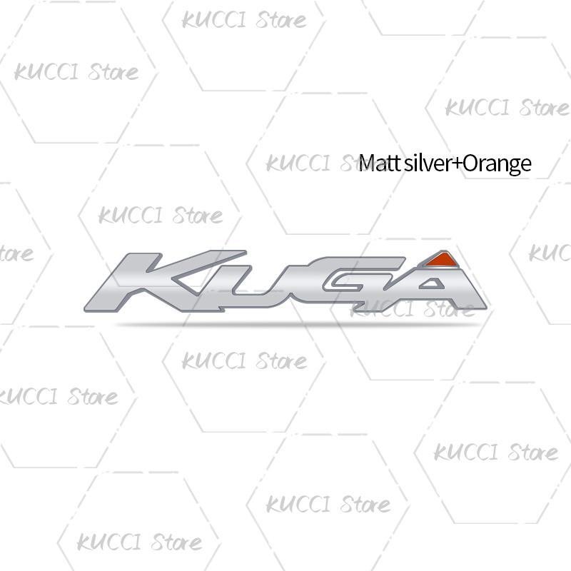 3D Car Sticker For Kuga Logo Lettering MK2 MK3 MK5 MK4 Hybrid Metal Emblem Badge Decals Decorative Accessories