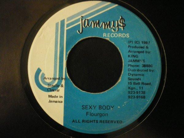 7inch Record FLOURGON - Sexy Body NONE Jammy's Records 1987 Jamaica Reggae, Ska & Dub Used
