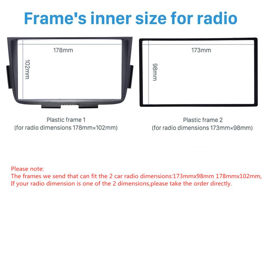 Double Din Radio Fascia Kit - For ACURA MDX 2001-2006 - Stereo Dash Installation Trim