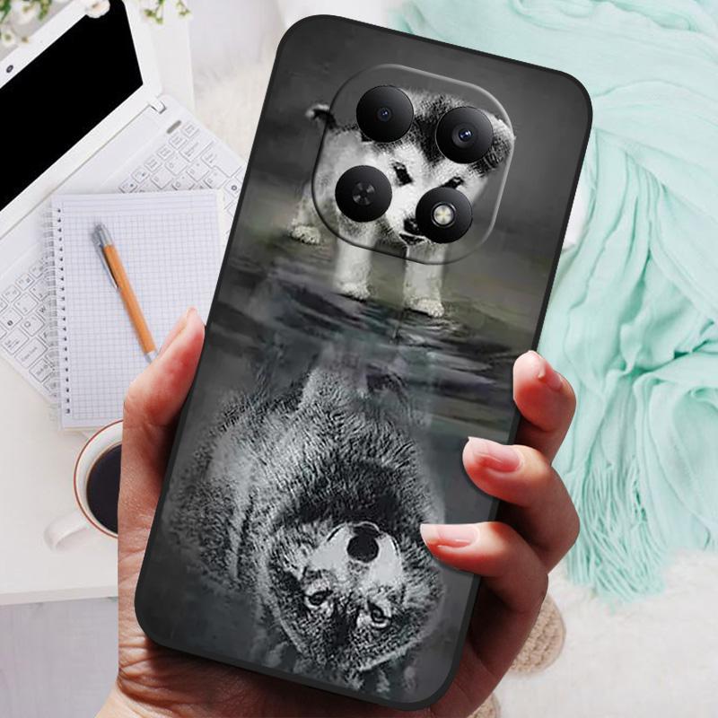 For Xiaomi Redmi Note15 5G Case Lion Wolf Painted Silicone Soft Back Cover For Redmi Note 15 Pro Plus pro+ Phone Case Shell
