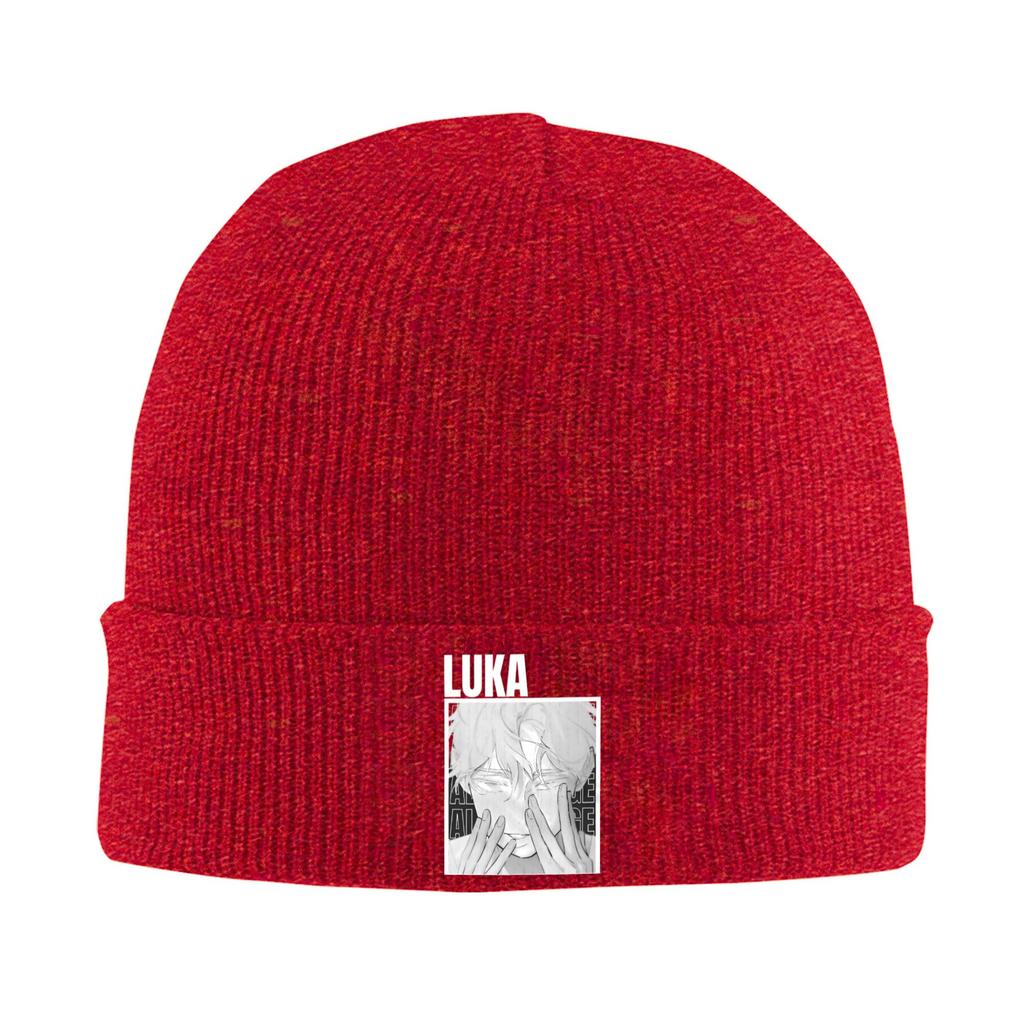 Luka Alien stage Anime Manga Beanie Hats Knit Hat Female Male Vintage Warm Soft Caps Winter Kpop Design Bonnet Hats