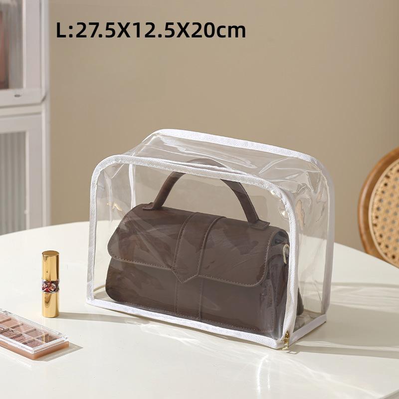 Dust-Proof Transparent Luxury Handbag Storage Bag Organizer Hanging Handbag Cover with Zipper High Capacity Storage Bags